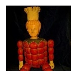 Beeld van Flipje 5 (hout)