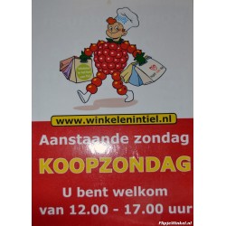 Poster koopzondag